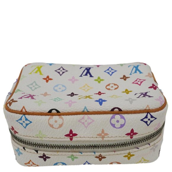 Louis Vuitton Trousse Wapity Monogram Multicolor Cosmetic Pouch White - Picture 3 of 14
